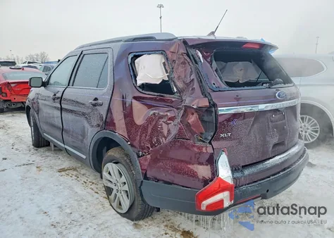 2019 Ford Explorer Xlt z USA, uszkodzony, nr VIN 1FM5K8D84KGA86725